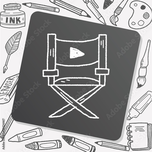 Director's chair doodle
