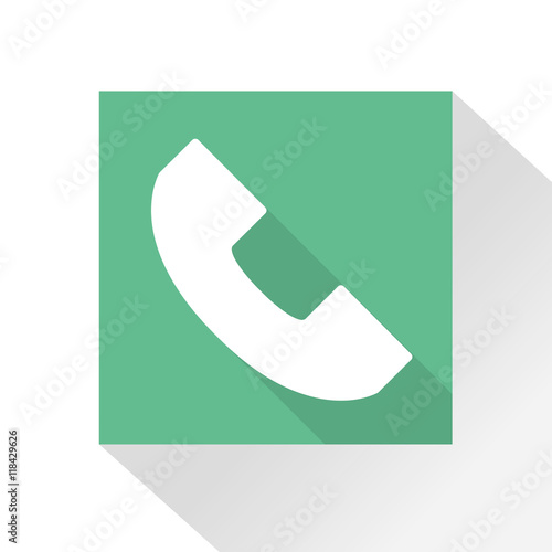 Long Shadow Icon Telefon