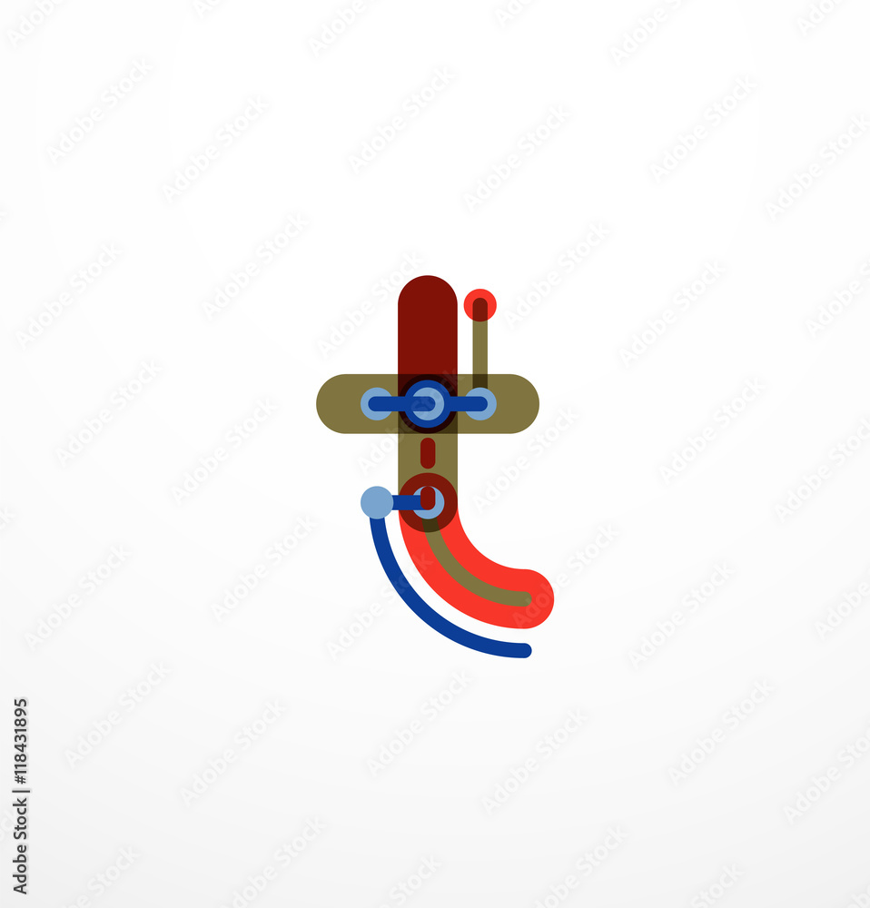 Linear business logo letter Linear business logo letter