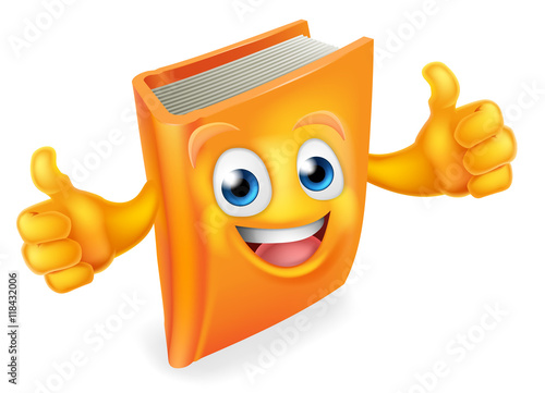 Book Cartoon Character