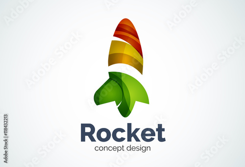 Rocket logo template