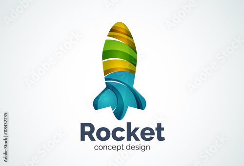 Rocket logo template