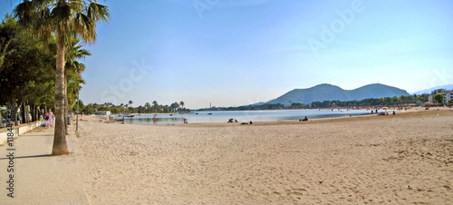 Alcudia beach panorama, Majorca