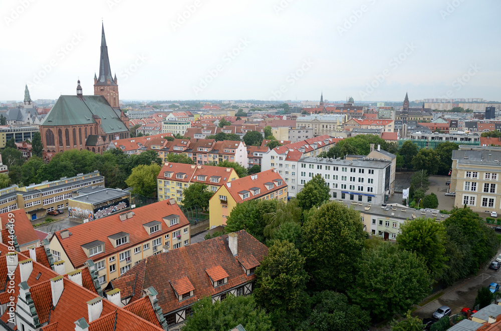 View of the Szczecin in Poland