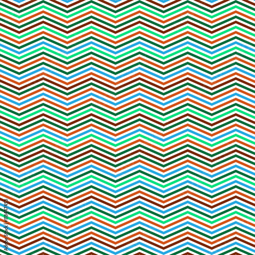 Colorful Zig Zag Lines Pattern - Background Design © bagotaj