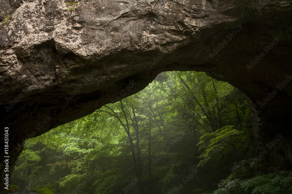 Obraz premium 帝釈峡雄橋