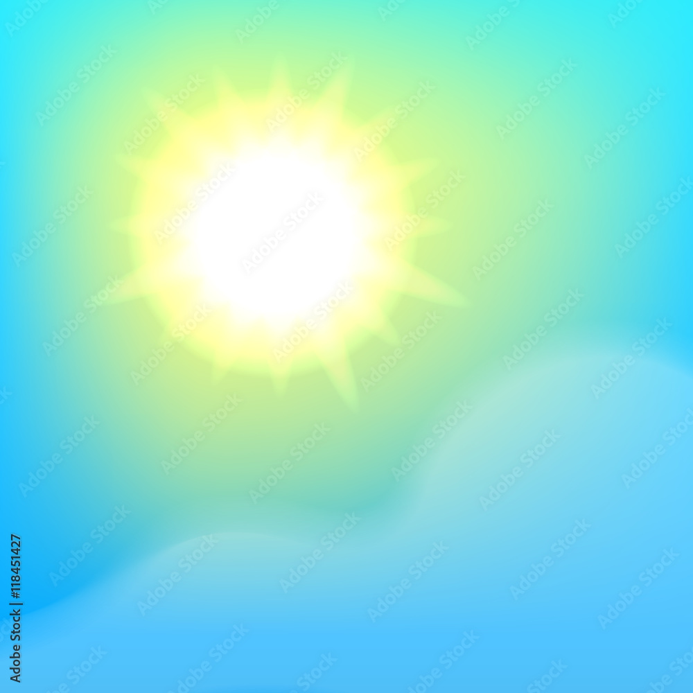 Obraz premium Sunny sky background