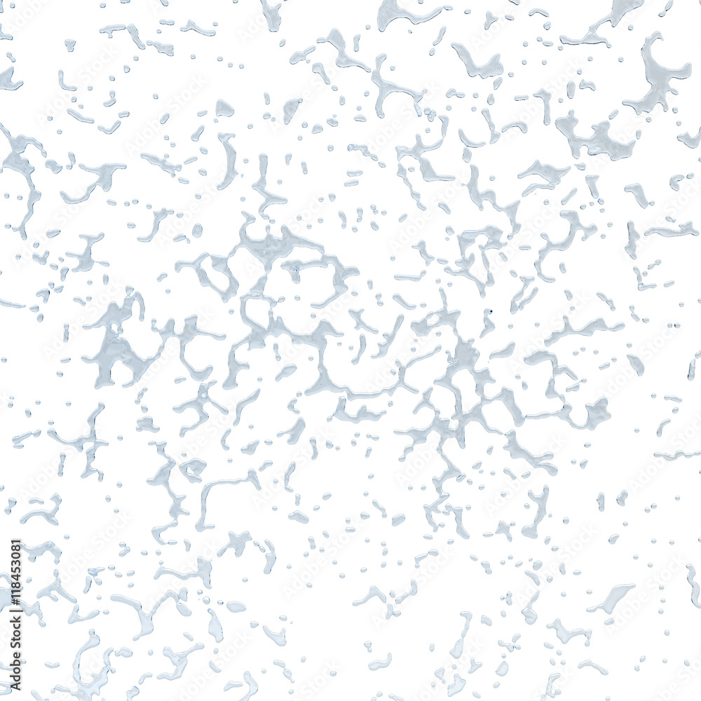 water splash Isolated 3d water splash Isolated 3d