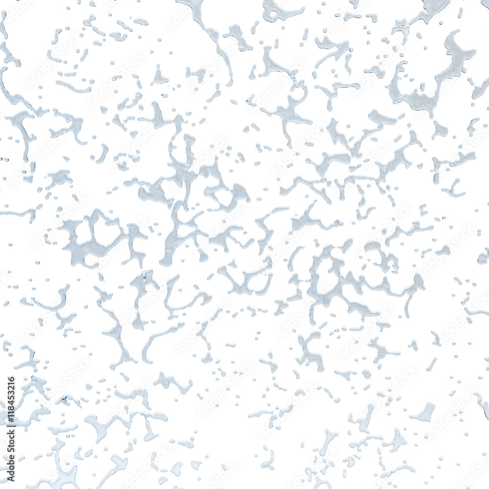 water splash Isolated 3d water splash Isolated 3d