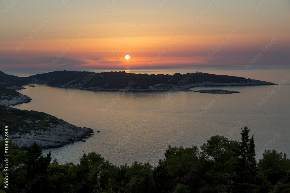 Vis,Kroatien,Sonnenuntergang