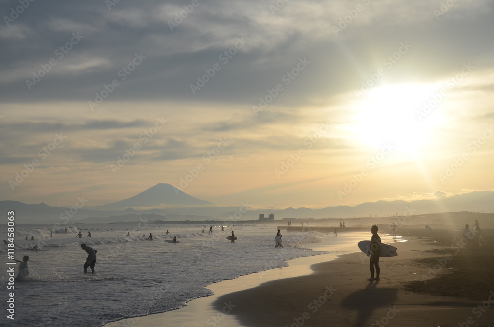 Fototapeta premium 湘南からの眺め