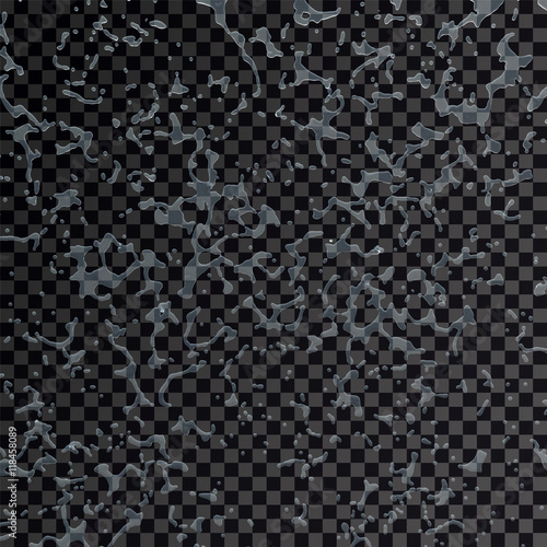 Wallpaper Mural water drop rain splash Isolated 3d Torontodigital.ca