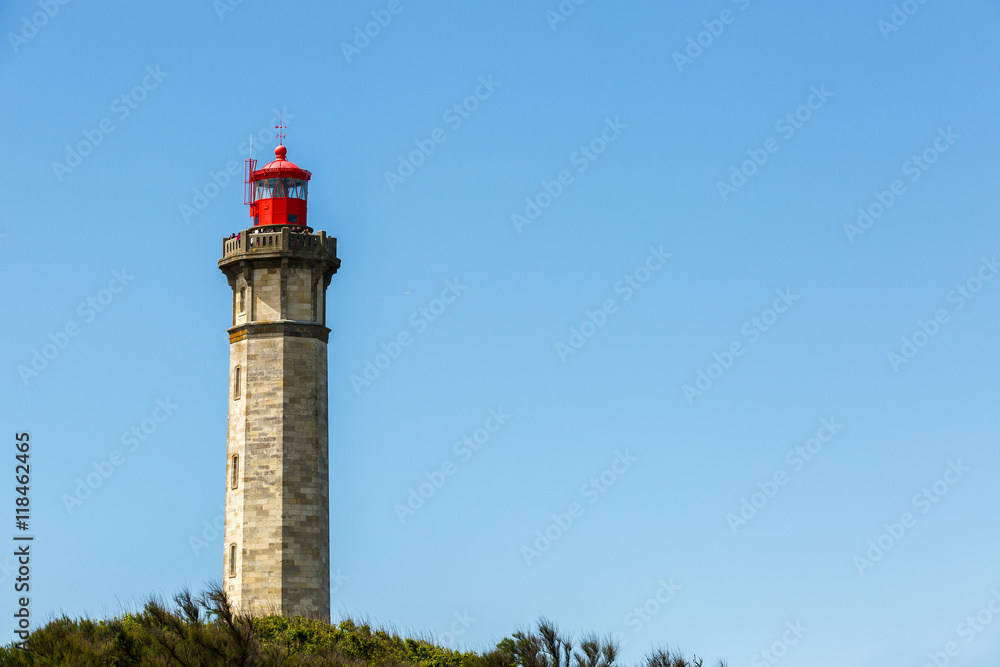 Light house on Ré Island, Le Phare des Baleines, France Light house on Ré Island, Le Phare des Baleines, France