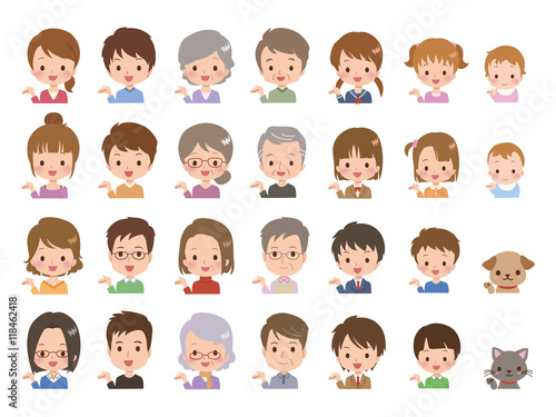 家族　イラスト　アイコン