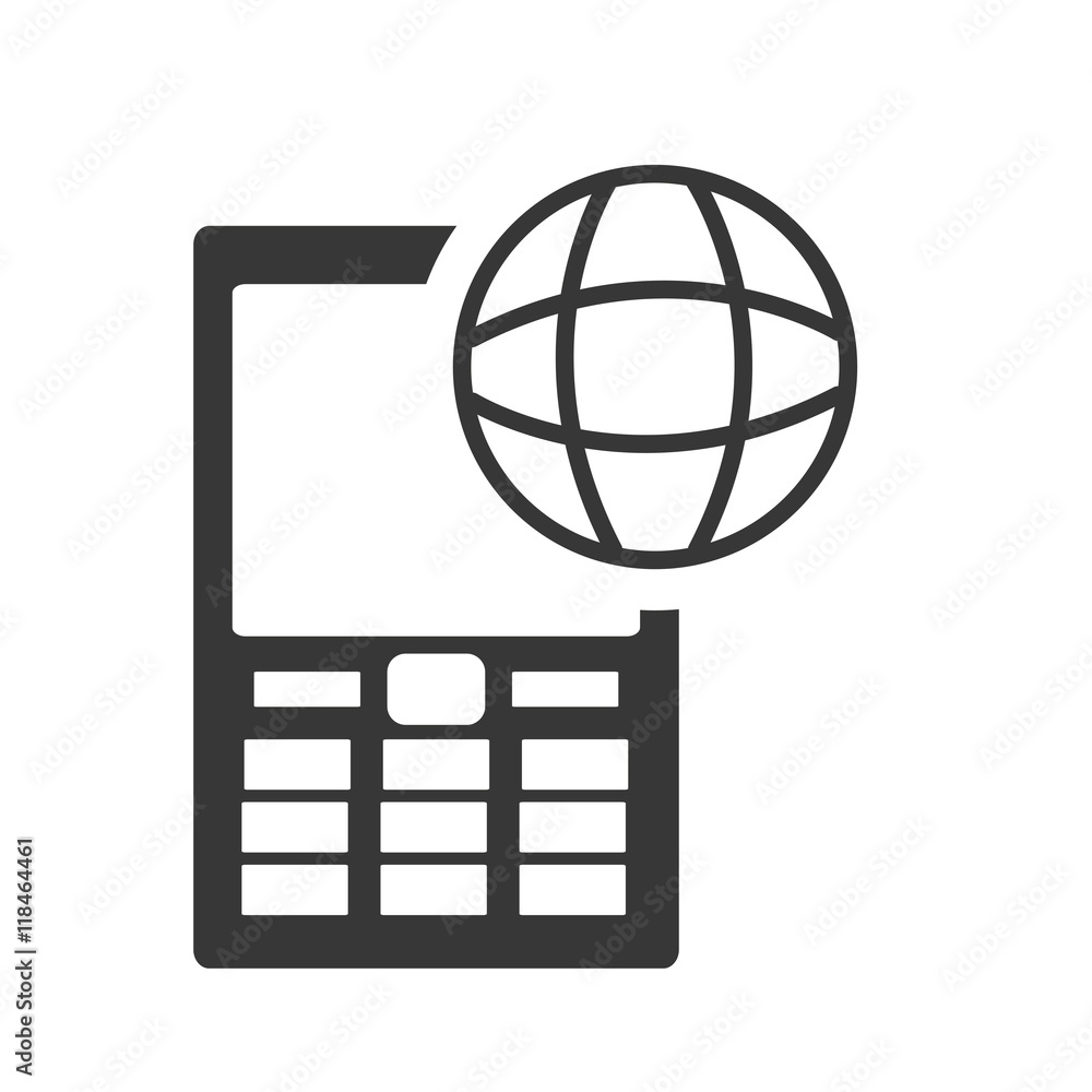 Smartphone global gadget technology media icon. Isolated and flat illustration. Vector graphic Smartphone global gadget technology media icon. Isolated and flat illustration. Vector graphic