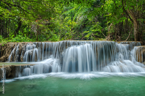 Erawan waterfall , Loacated Karnjanaburi Province , Thailand