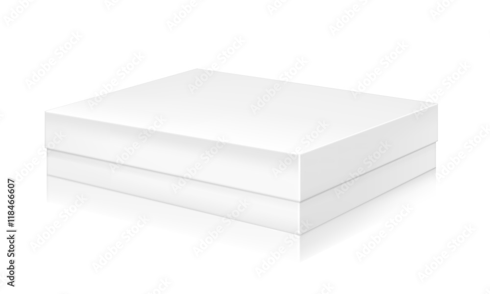 Paper white box mock-up template. Paper white box mock-up template.