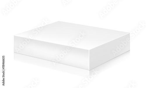 Paper white box mock-up template. © rea_molko
