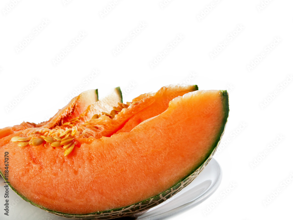 slices of sugar melon slices of sugar melon