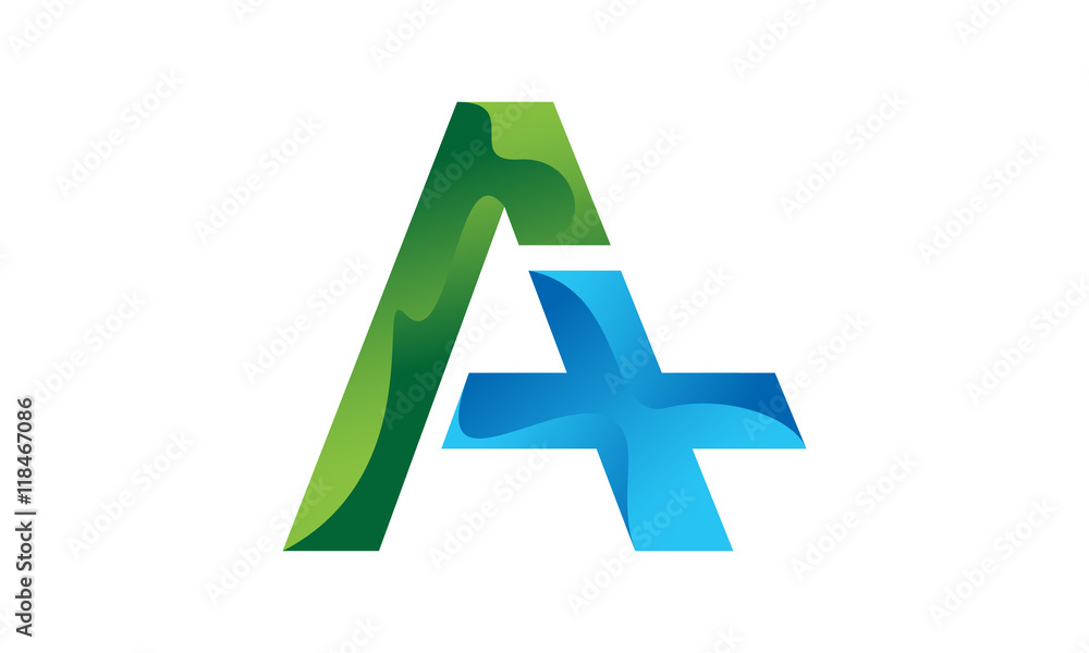 Fototapeta premium letter A logo