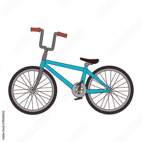 bicycle bike vehicle cycling object travel exercise active vector illustration isolated