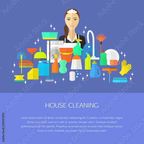 Cleaning concept.