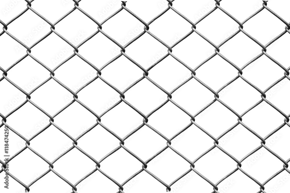 steel wire mesh fence isolate on white steel wire mesh fence isolate on white