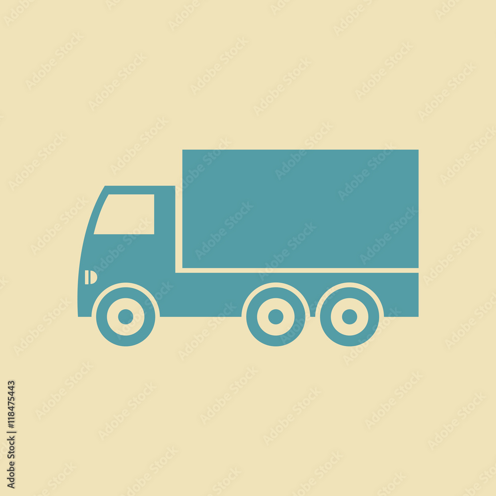 Truck vector icon Truck vector icon