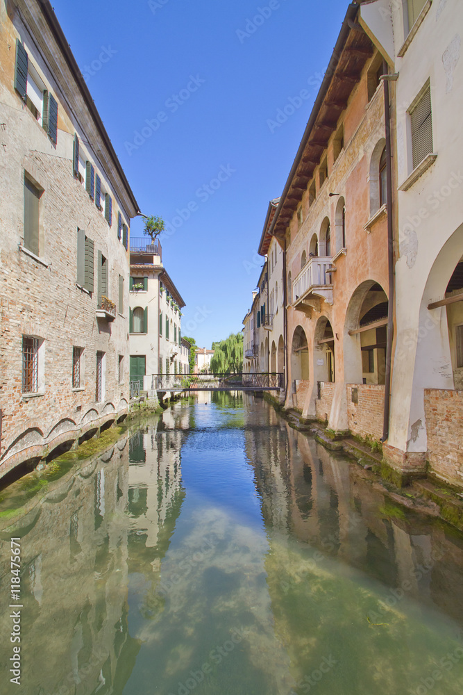 Obraz premium treviso canale dei buranelli veneto italia europa