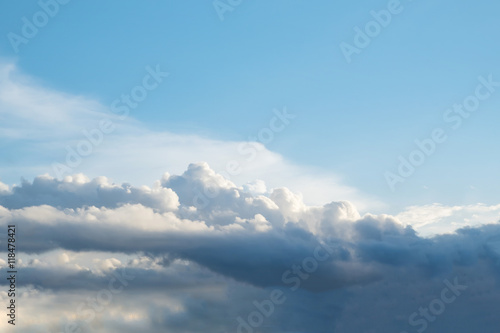 Cloudy sky background