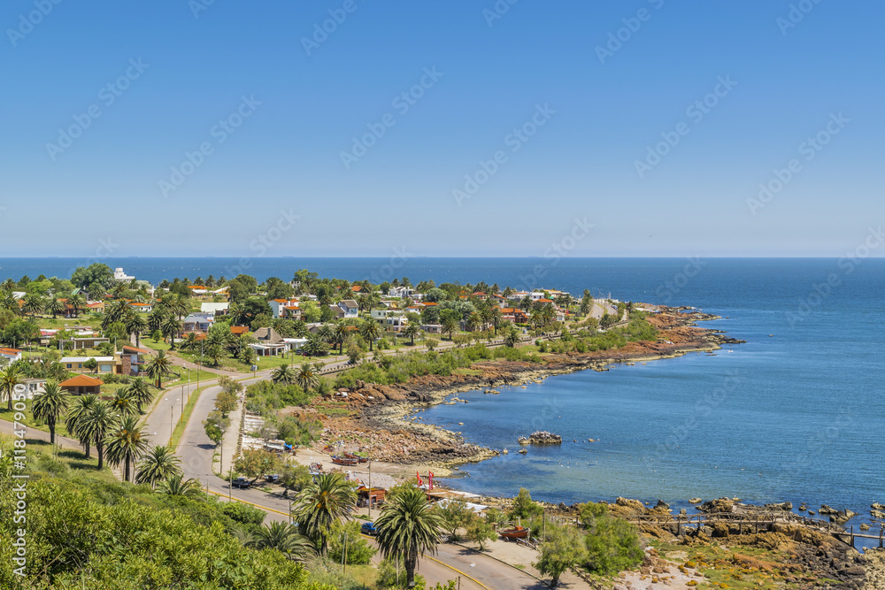 Landscape Aerial View Punta Colorada Uruguay