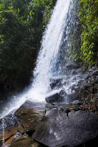 HUANG NUM KEAW WATERFALL KOH KOOD  TRAT THAILAND.