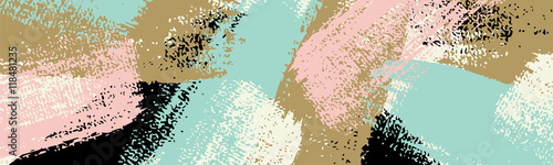 Abstract creative header. Brush strokes header design.