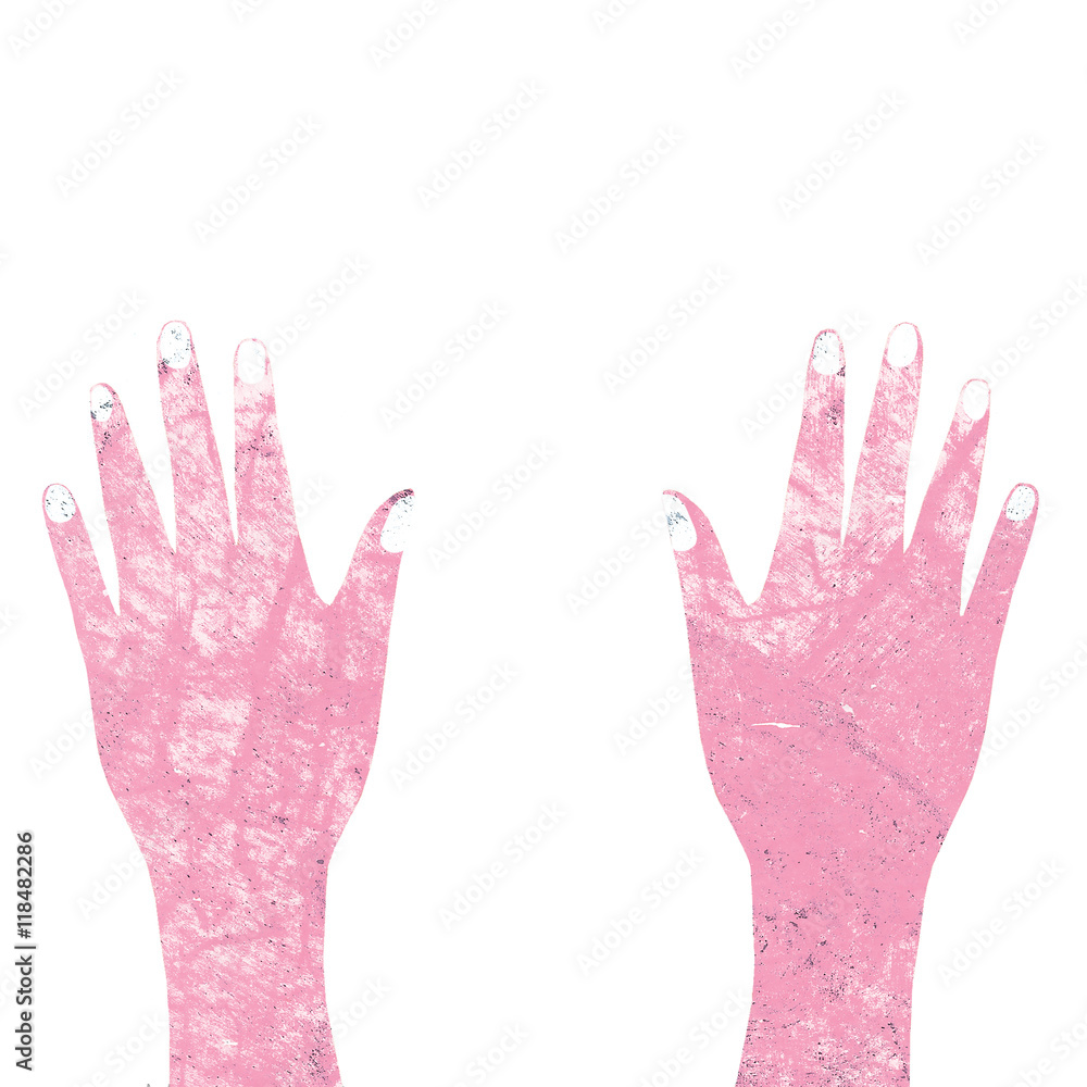 Fototapeta premium Children's hands reach up