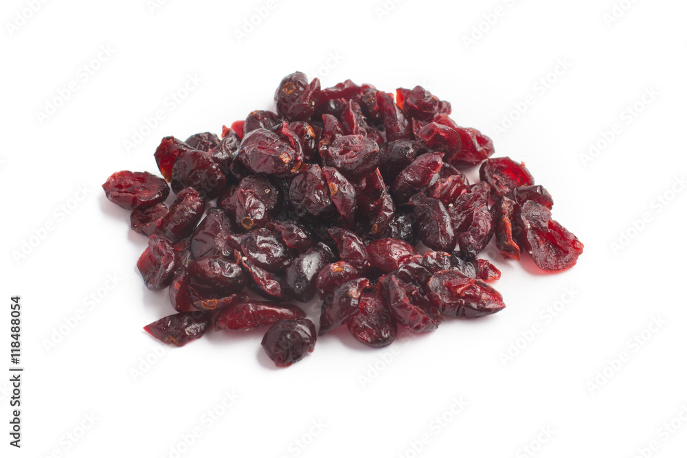 Close-up on a Dried Cranberries Close-up on a Dried Cranberries