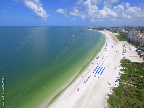 Aerial photo of Marco Island Florida coastline