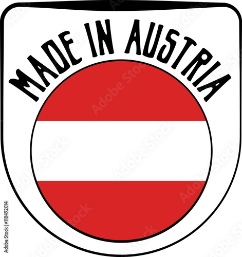Free Download Made in Austria badge sign. Vector illustration - GFXLoad