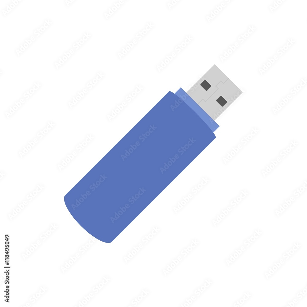 Flat icon usb flash drive. Vector illustration. Flat icon usb flash drive. Vector illustration.
