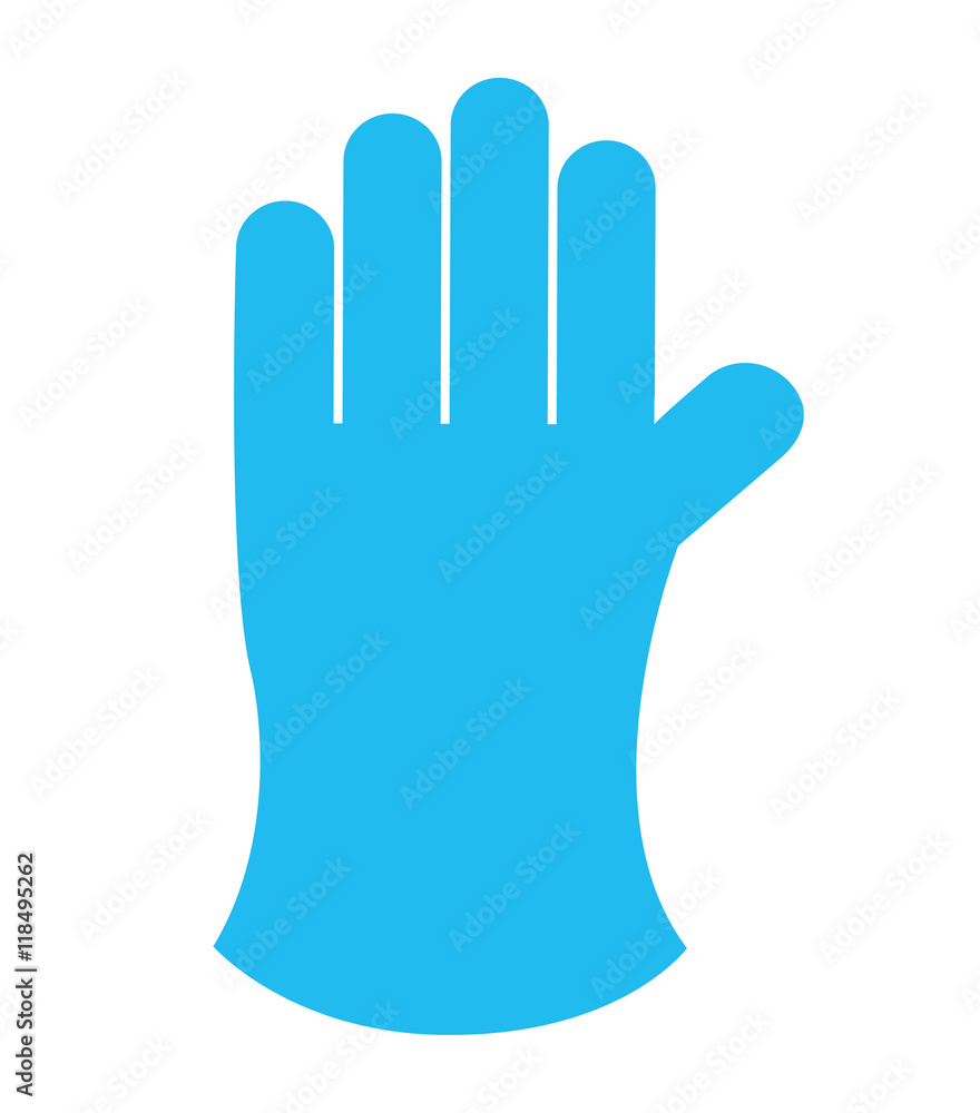 Obraz premium safety gloves isolated icon