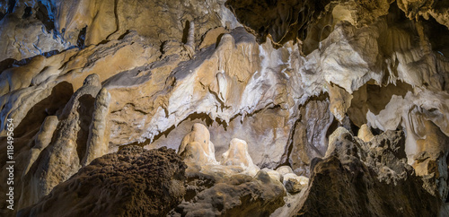 Details within Harmanec Cave in Kremnica Mountains, Slovakia