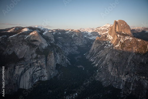 Vista of Yosemite Valley and Half Dome