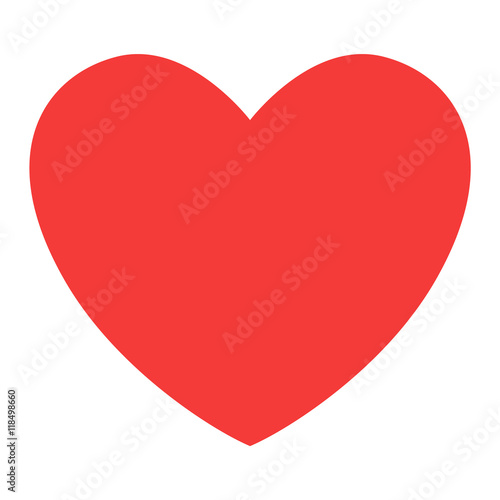 Free Download Simple red heart sharp vector icon. Color card beautiful celebrate bright emoticon red heart symbol. Red heart holiday abstract art icon decoration. Romance shape design. Love amour heart symbol. - GFXLoad