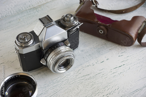 Vintage camera gear photo