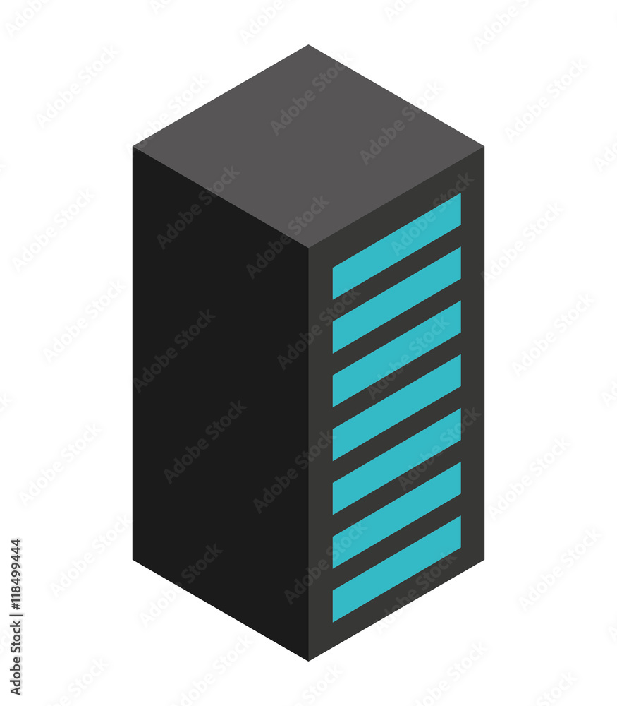 computer cpu server icon computer cpu server icon