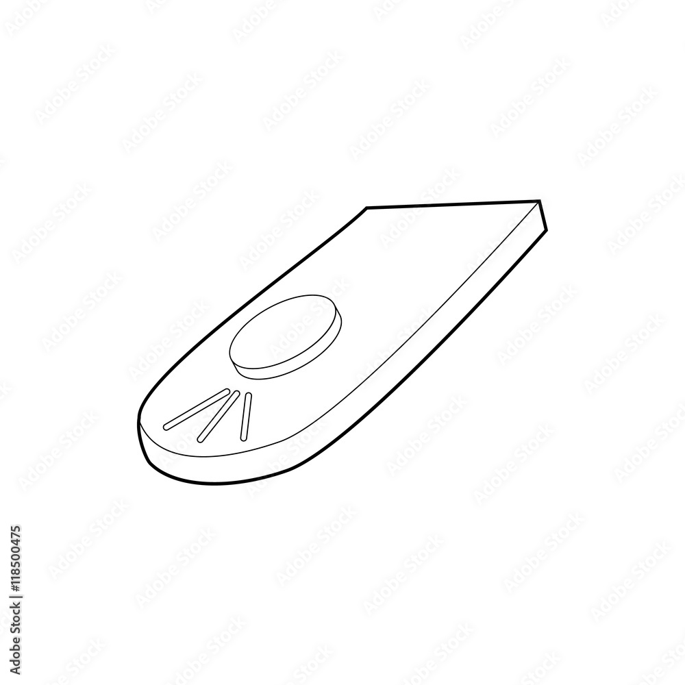 Remote control for camera icon in outline style isolated on white background. Shooting symbol Remote control for camera icon in outline style isolated on white background. Shooting symbol