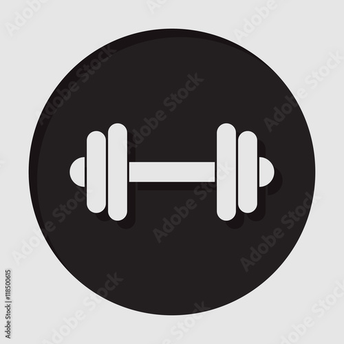 information icon - dumbbell
