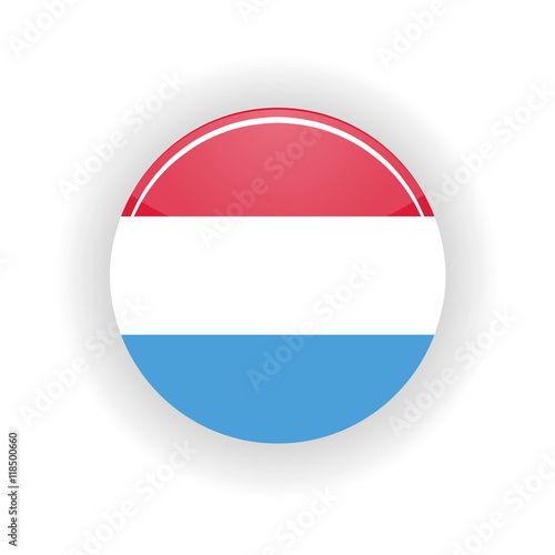Luxembourg icon circle isolated on white background. Luxembourg icon vector illustration Free Download Luxembourg icon circle isolated on white background. Luxembourg icon vector illustration - GFXLoad