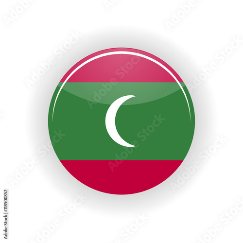 Maldives icon circle isolated on white background. Male icon vector illustration Free Download Maldives icon circle isolated on white background. Male icon vector illustration - GFXLoad