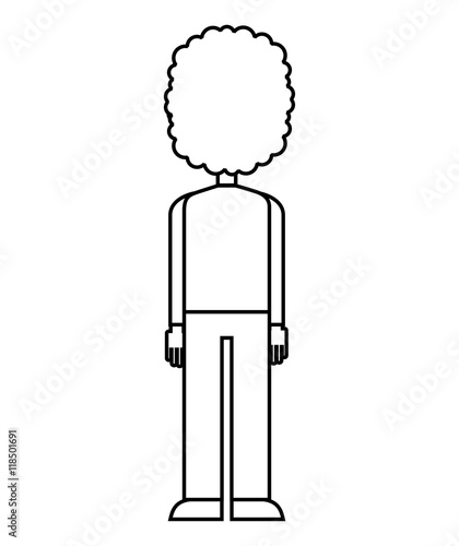 Wallpaper Mural young man isolated icon Torontodigital.ca