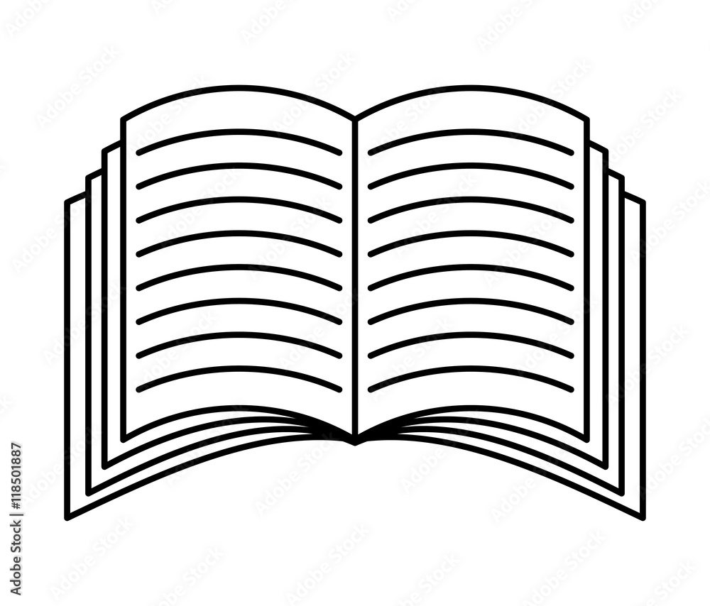 book text school icon vector isolated graphic book text school icon vector isolated graphic